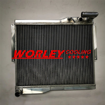 5ROWS Aluminum Radiator + Black Hose for MG MGB GT/ROADSTER (1977-1980)