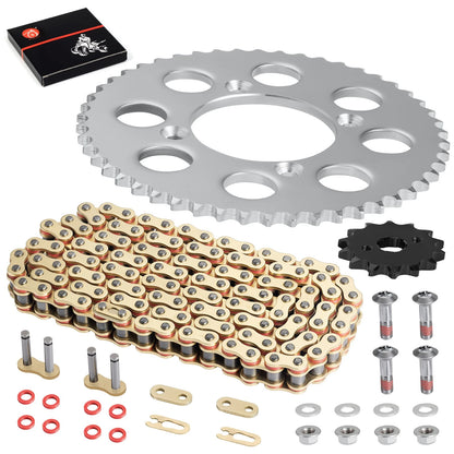 Chain & Front 14T Rear 50T Drive Sprocket Kit for Honda XR100R/CRF100F