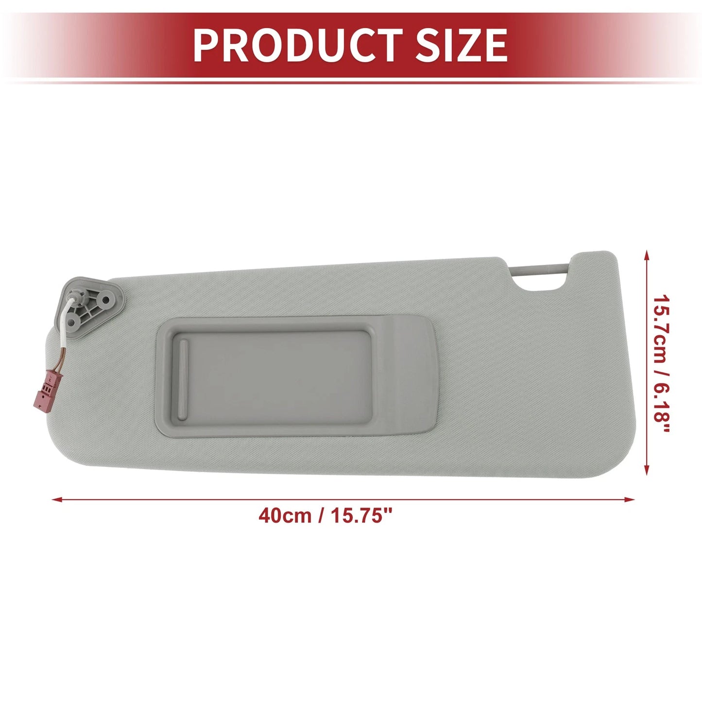 Left Car Sun Visor with Mirror for BMW 3 Series E90 E91 (2005-2013)