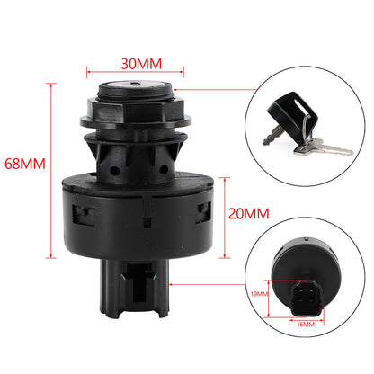 Ignition Lock Key for Yamaha Rhino YXR 450/660/700, Viking VI 700, YXZ1000R (2004-2023)