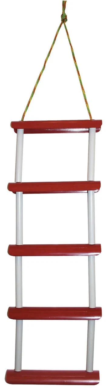 Boat Boarding 5 Step Folding Rope Ladder Folds Flat 1.5m for All Boats