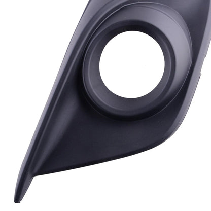 Black Left Front Bumper Fog Light Cover for Mazda 3 (2014-2016)