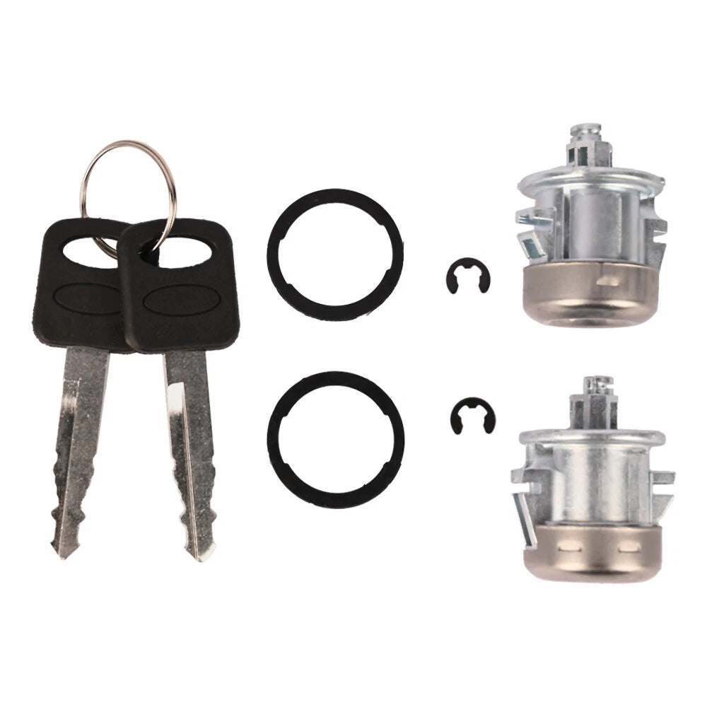 Door Lock Cylinder & Keys for Ford F-350 F-150 F-250 Super Duty