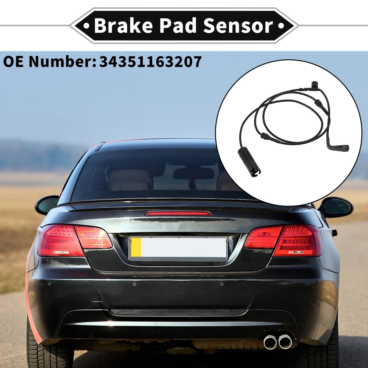 1pc Front Brake Pad Wear Sensor for BMW 5 Series E39 (1995-2004)