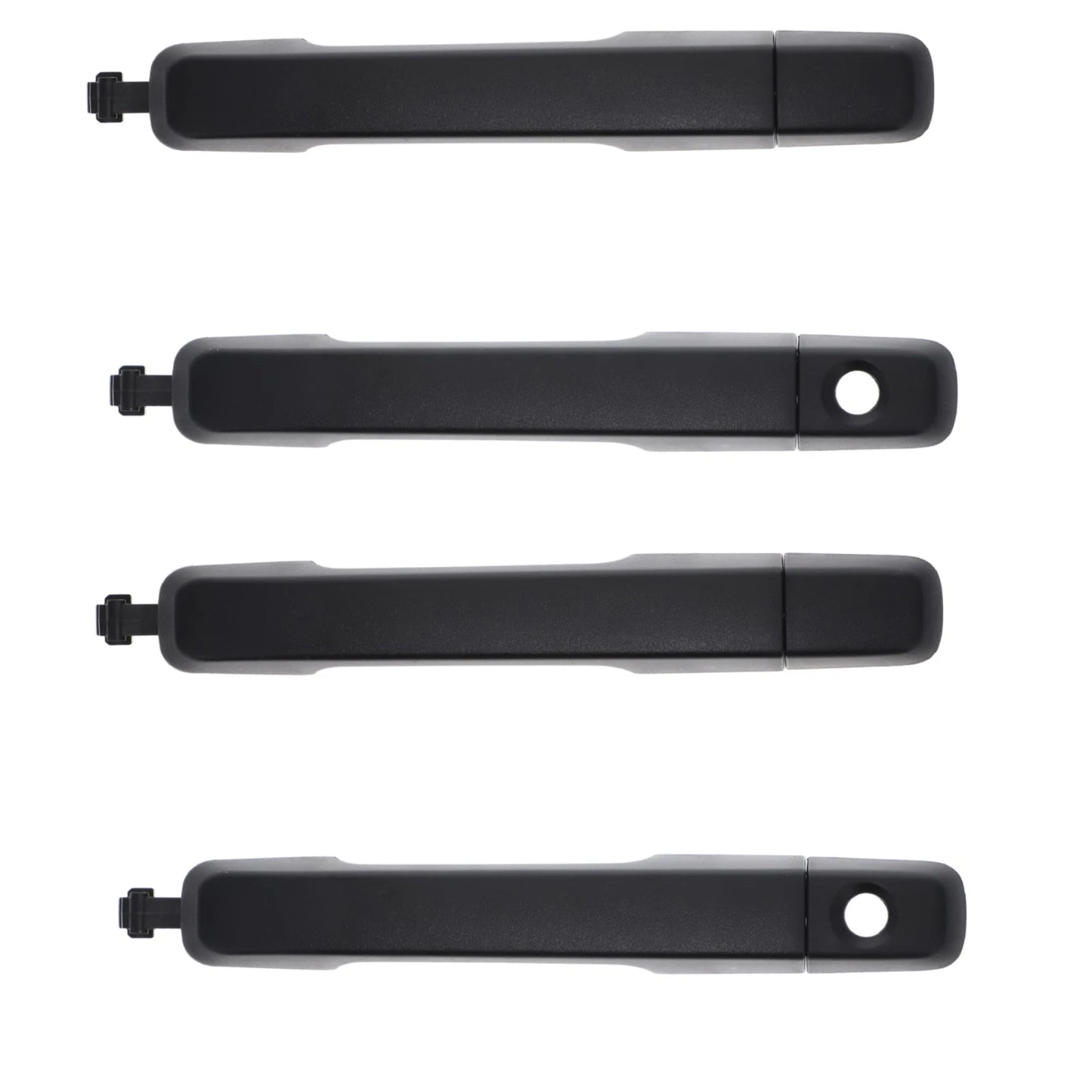 4pcs Textured Black Outer Door Handle for Isuzu D-Max (2012–2020)