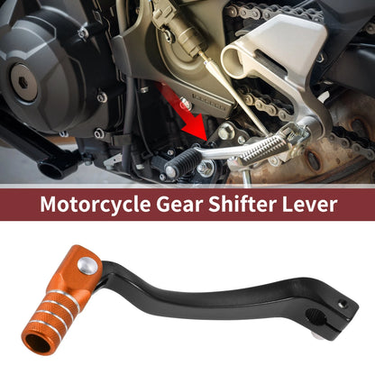 Gear Shifter Lever Folding for Kayo T6 Black/Orange Head