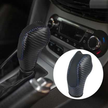 Gear Shift Knob Cover Black Faux Leather for Toyota C-HR (2018–2019)