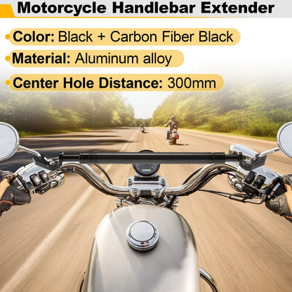 Balance Handle Bar Extender Bracket 300mm Center Hole for Motorcycle