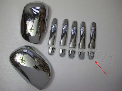 Chrome Door Handle & Side Mirror Covers for Toyota Rav4 (2006-2012)