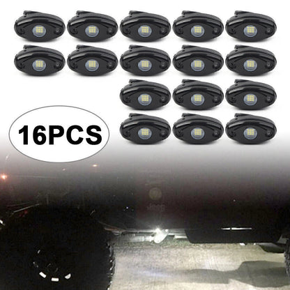 9W White SMD LED Rock Lights for JEEP Offroad Truck (2010-2023)