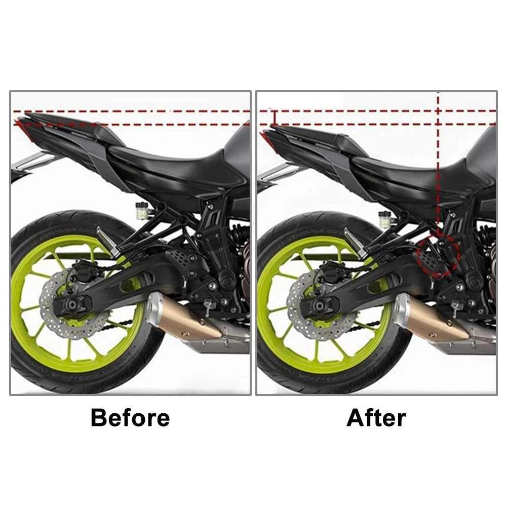 Rear Suspension Lowering Links Kit for Yamaha MT-07 FZ-07 (2014-2022)