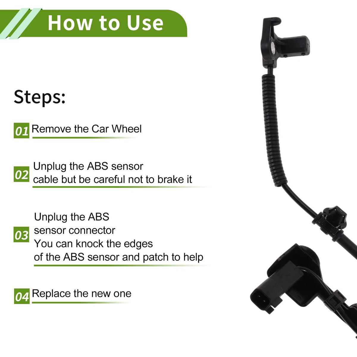 ABS Wheel Speed Sensor for Ford Fusion (2013-2020)