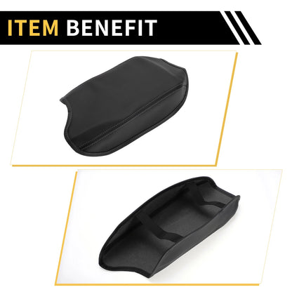 Center Console Armrest Cover for Ford Ranger Microfiber Leather