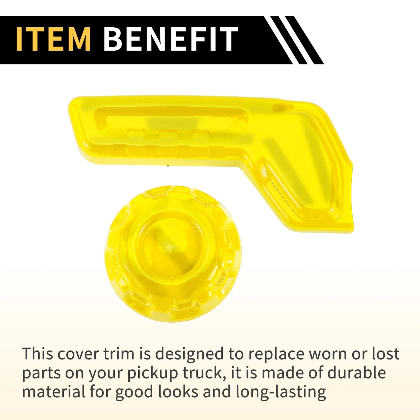 Seat Adjustment Button Cover Trim for Jeep Gladiator JT (2018-2024) Yellow