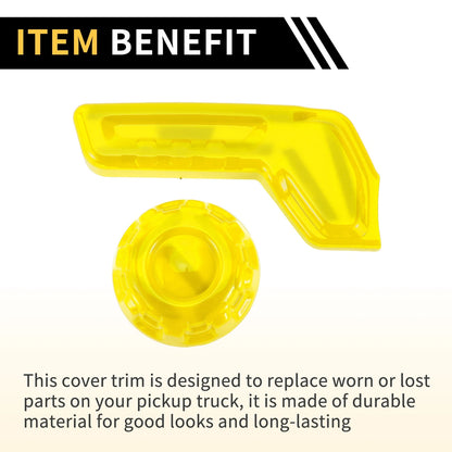Seat Adjustment Button Cover Trim for Jeep Gladiator JT (2018-2024) Yellow
