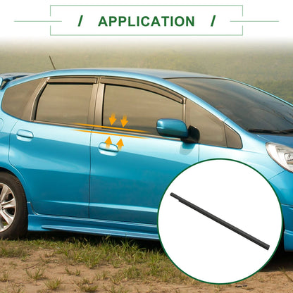 4 x Weatherstrip Window Seal for Honda Fit (2001-2008) Black PVC