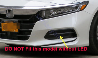 Front Fog Light Cover Trim for Honda Accord Sedan (2018-2021)