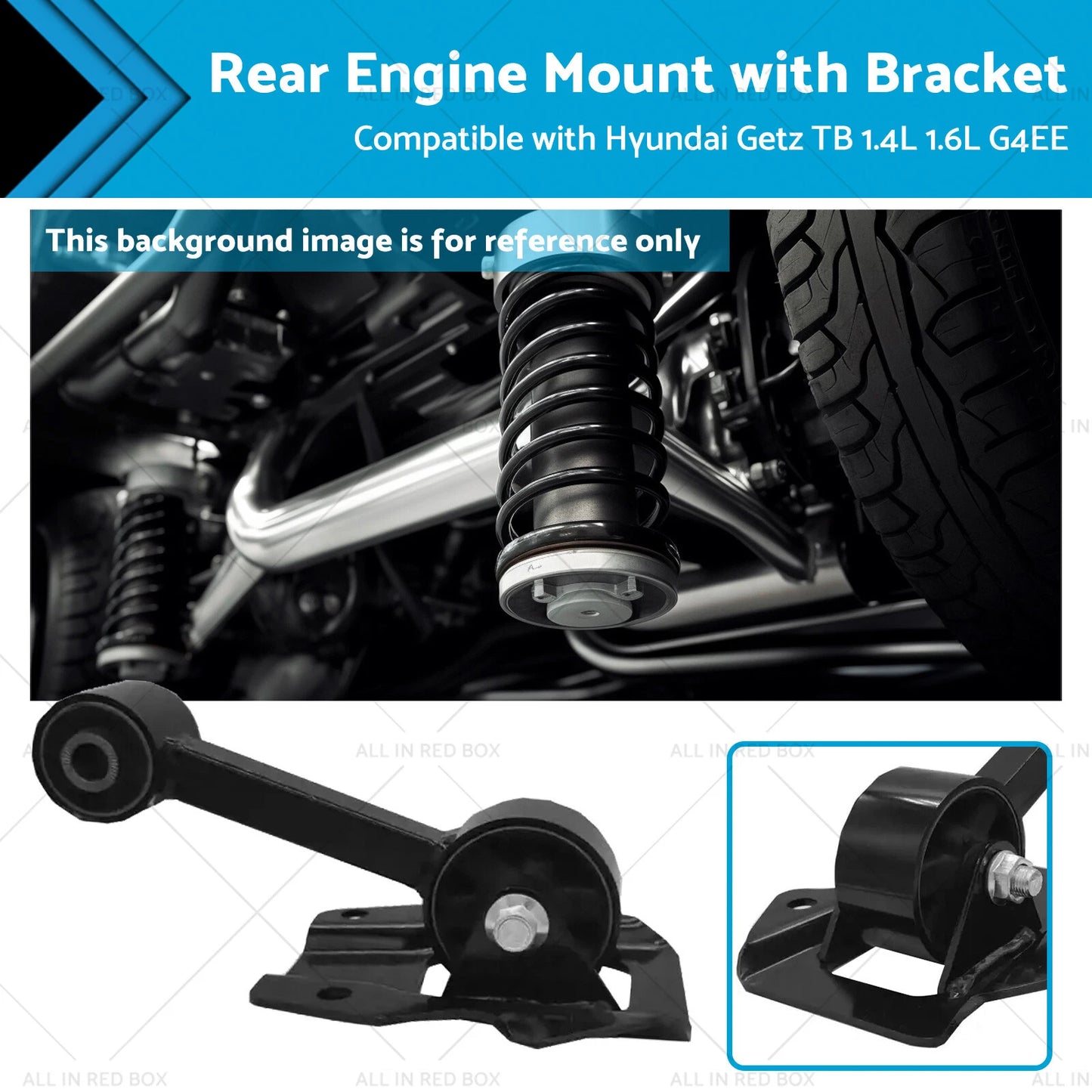 Rear Engine Mount Bracket for Hyundai Getz TB 1.6L 1.4L (2005-2011)