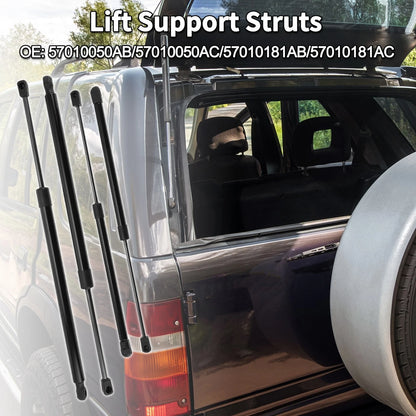 Rear Window Glass & Tailgate Lift Supports for Jeep Liberty (2002-2012)