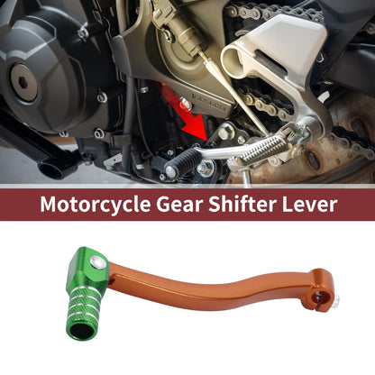 Foldable Motorcycle Gear Shifter Lever Orange Green for Kayo T6