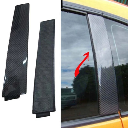 Real Carbon Fiber Replace B Pillar Cover Trim for Nissan Skyline R33 1994-1997