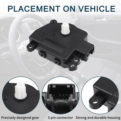 2 x No.7L1Z19E616C HVAC Heater Blend Door Actuator for Ford Expedition (2007-2008)