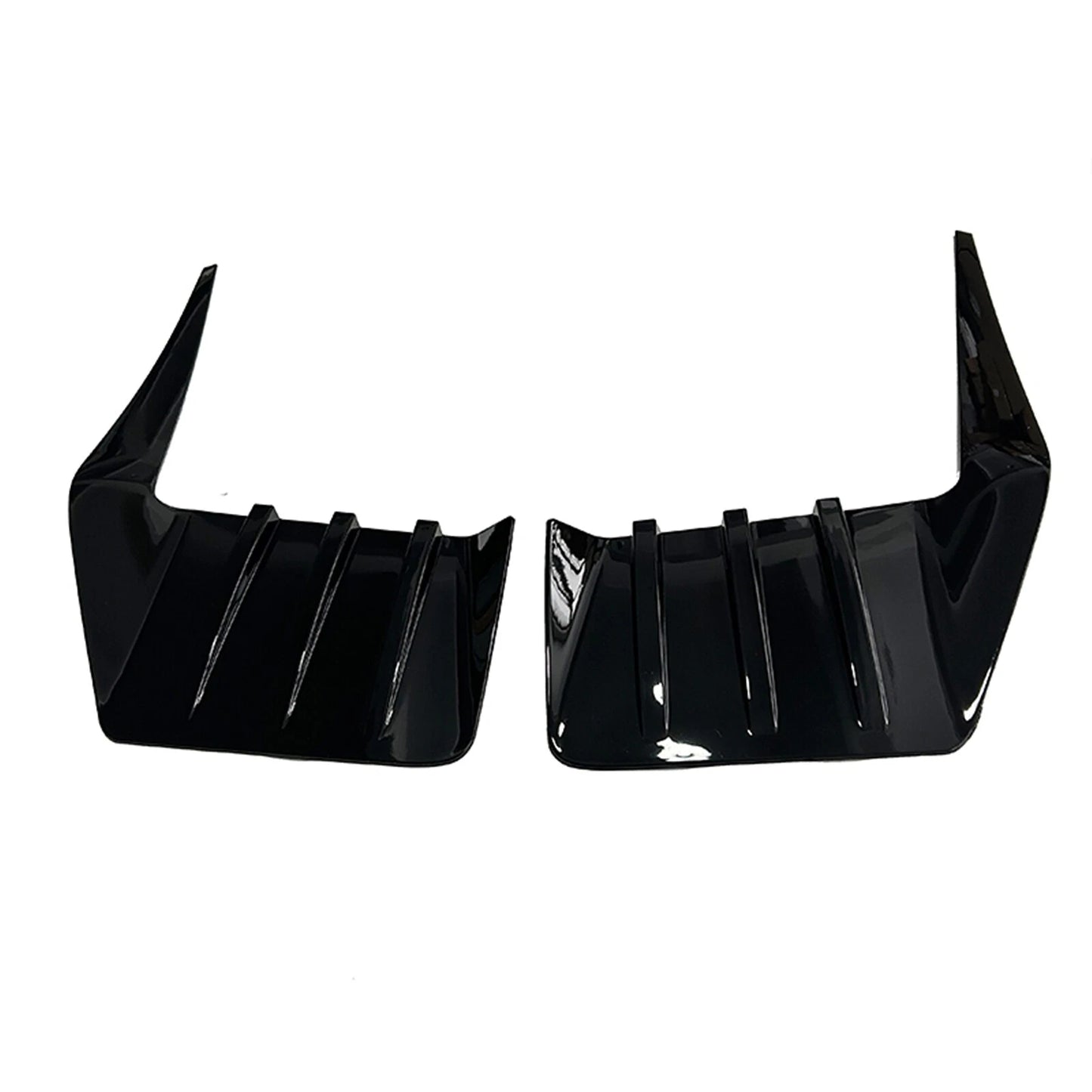 2 x Rear Bumper Side Corner Covers for BMW M2 G87 (2023-2025) Gloss Black