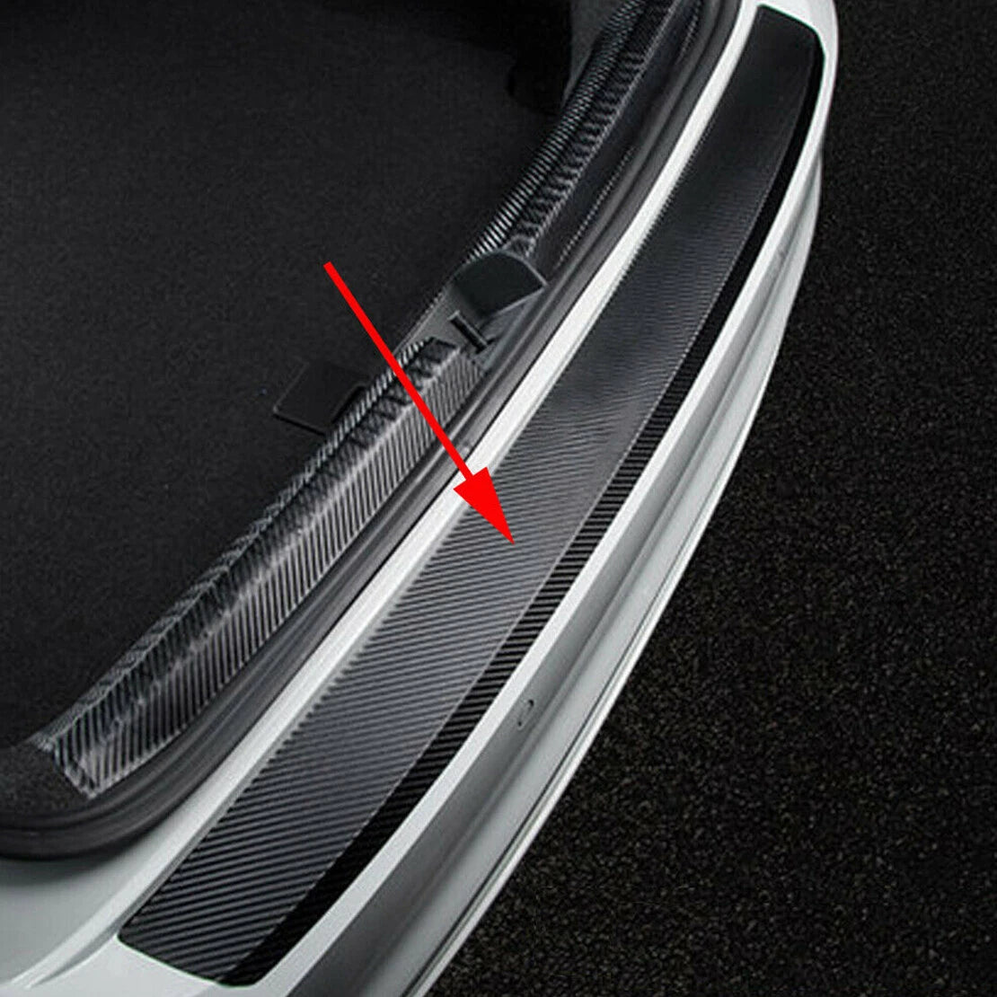 Rear Bumper Protector Plate Cover for Toyota Highlander (2015-2019)