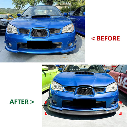 Front Spoiler Lip Splitter for Subaru Impreza WRX STI (2006-2007)