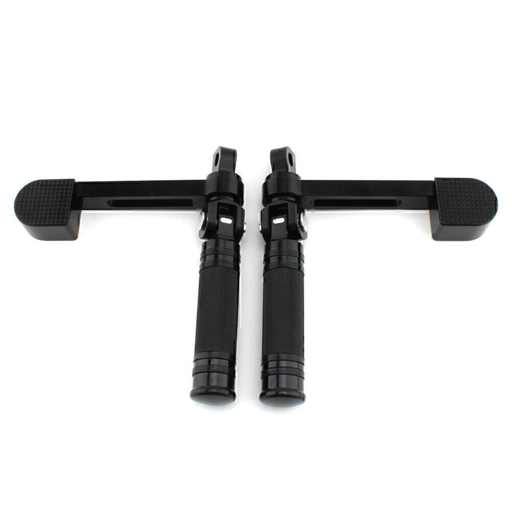 Stirrup Heel Foot Rest Pegs for Harley Sportster XL 883 1200 Softail FXWG FXR
