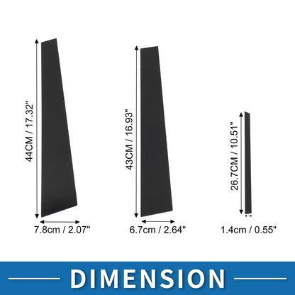 6 Pcs Black Door Pillar Window Trim for Lexus ES (2002-2006)