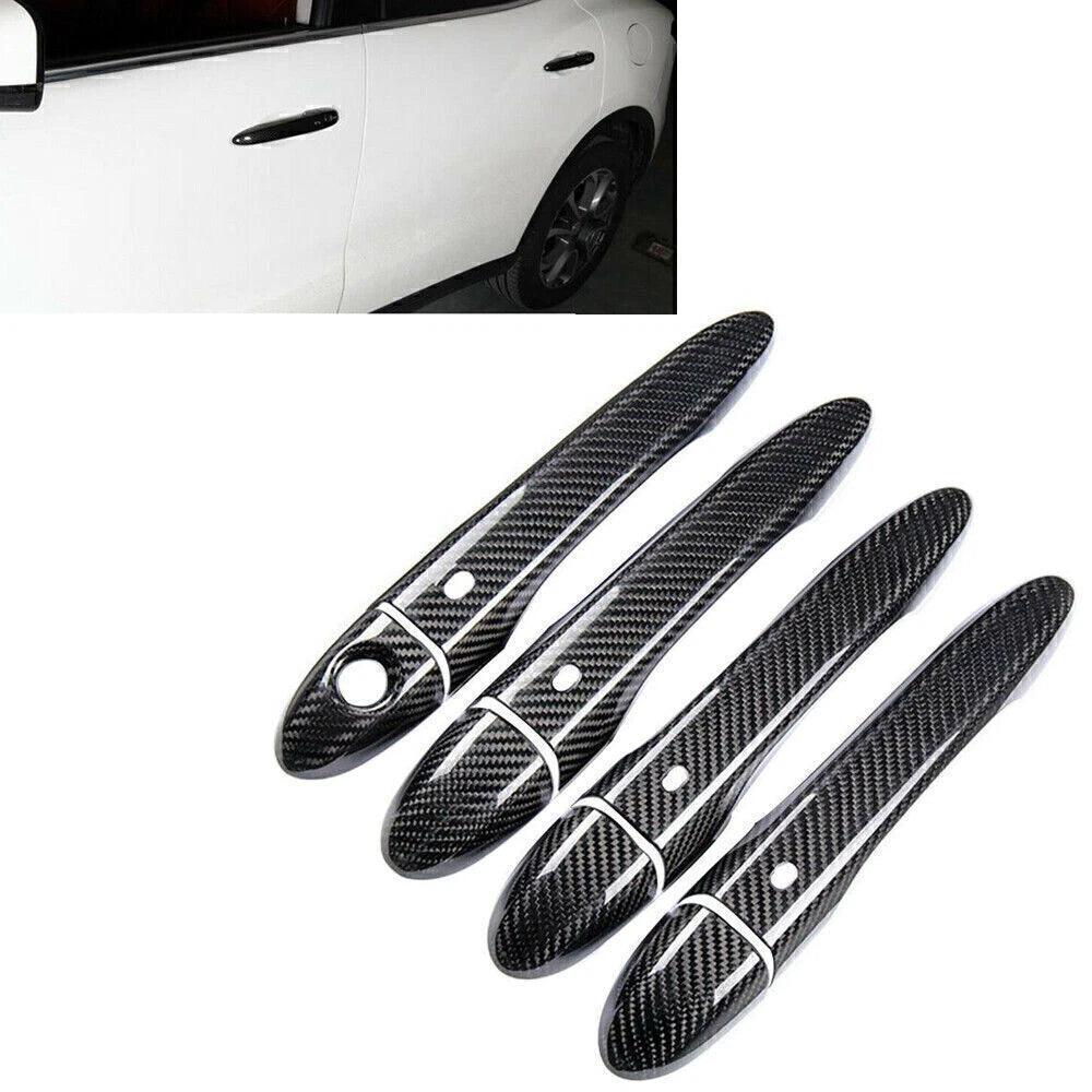 Carbon Fiber Door Handle Covers for Maserati Levante, Ghibli (2014-2017)