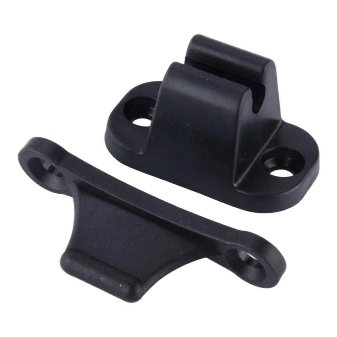 Black Exterior Door Catch Retainer Release for RV Caravan Camper
