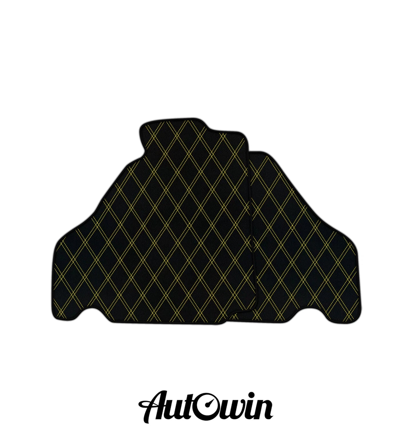 Customizable Double Diamond Pattern Car Mats for Ferrari F430 (2004-2009)
