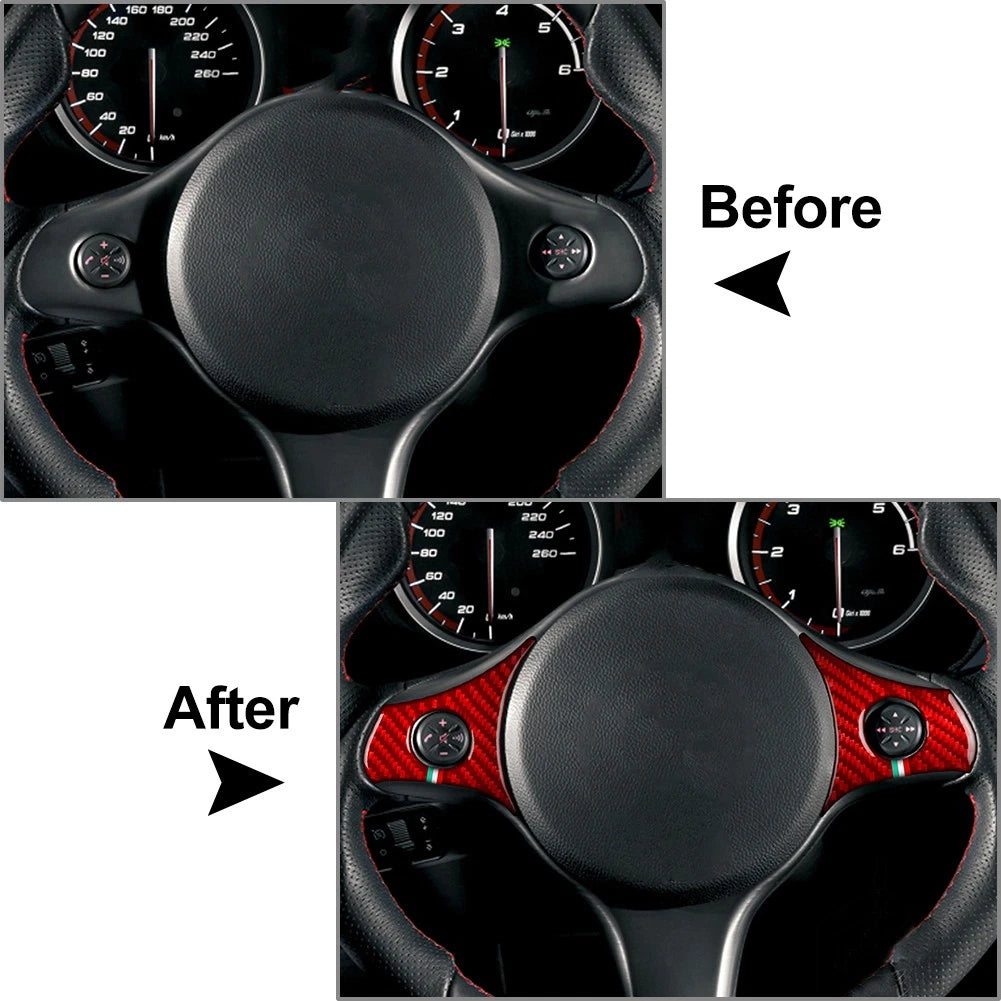 Steering Wheel Multifunctional Cover Trim for Alfa Romeo 159, Brera, Spider