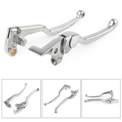 Chrome Aluminum Brake Clutch Levers for Yamaha FZ1 FZ6 FZ8 (2001-2005)