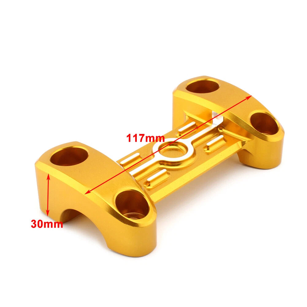 CNC Black Handlebar Risers Top Cover Clamp for BMW R NINE T R9T Scrambler (14-20)