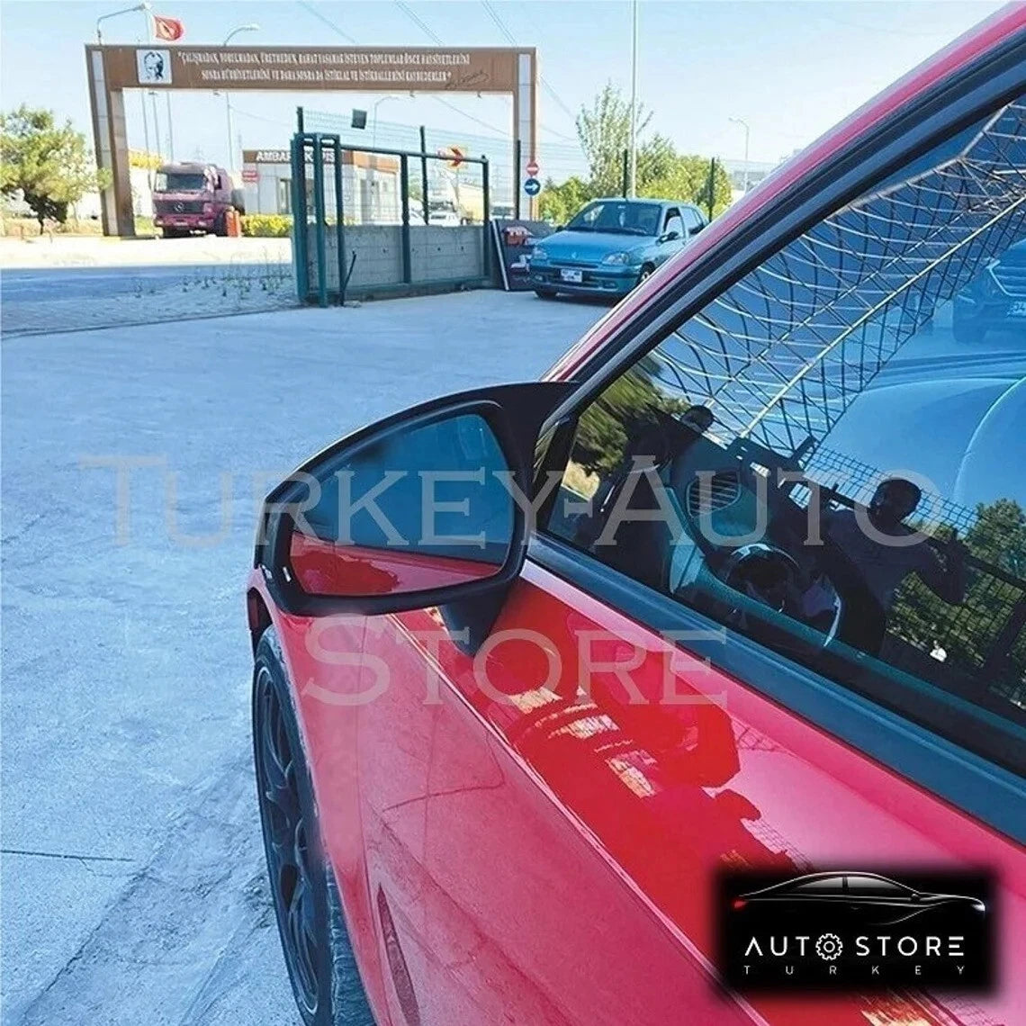 2 Piece Gloss Black Side View Mirror Covers for Audi A3 8V (2012-2019)