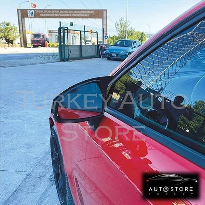 2 Piece Gloss Black Side View Mirror Covers for Audi A3 8V (2012-2019)