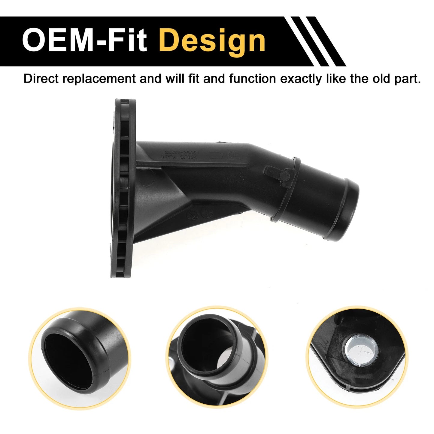Engine Coolant Thermostat Housing for Hyundai Accent, Kia (2012-2017)