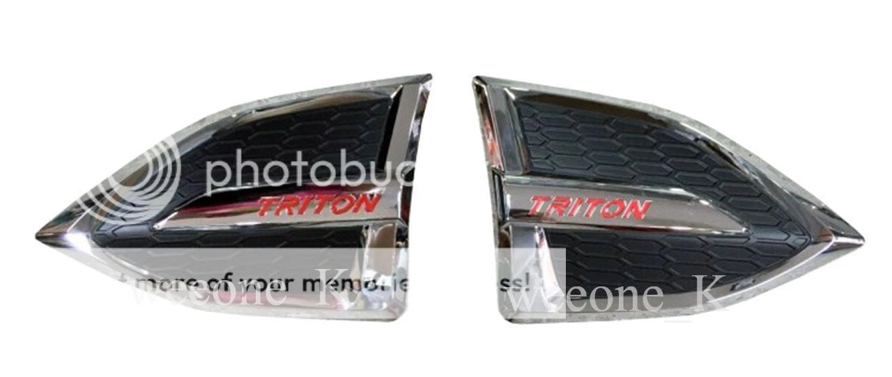 Side Vent Covers for Mitsubishi L200 Triton Ute(2015-2016)