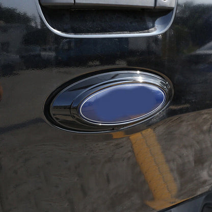 Gloss Black Rear Badge Ring Logo Cover for Ford Ranger (2015-2021)