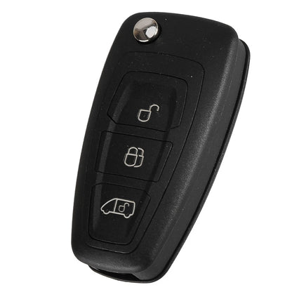 3 Button Key Shell Case Cover for Ford Transit Tourneo Custom (2016-2020)
