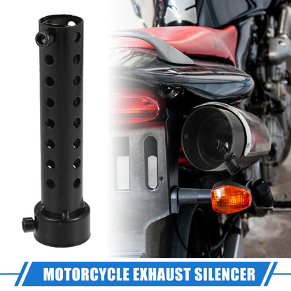 Exhaust Silencer 35mm Muffler Universal Stainless Steel for Motorcycle