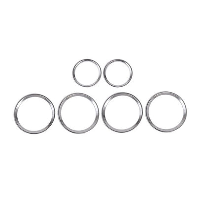 6pcs ABS Door Speaker Grille Cover Ring Trim fit for Discovery Sport 2015-2019