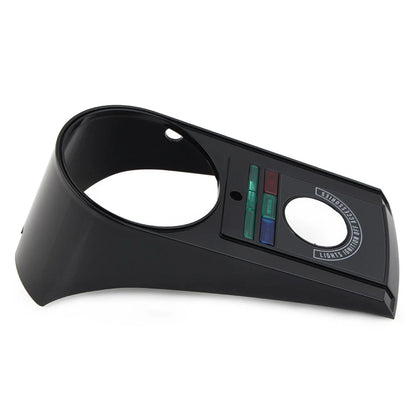 Speedometer Dash Panel Cover for Harley Softail (1971-1990) Black