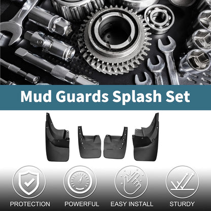 Mud Flaps Splash Guards 1 Set for Toyota Land Cruiser Prado (2010-2018)