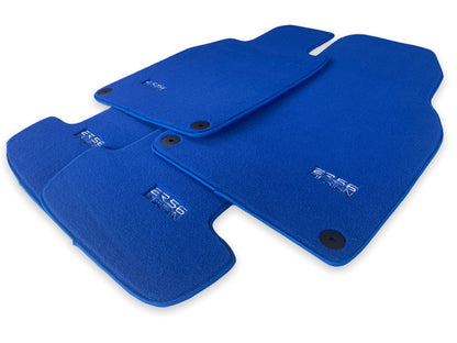 Premium Blue Carpet Floor Mats for Porsche Macan (2014-2021)