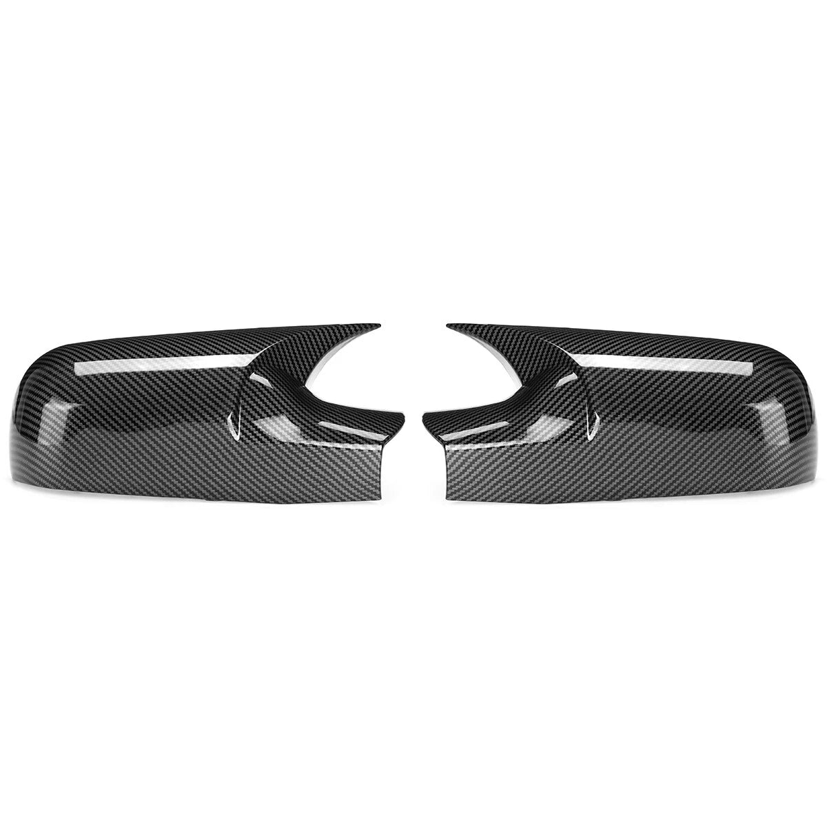 Carbon Fiber Side Mirror Cover Cap Add-On for Renault Megane 2 (2002–2009)