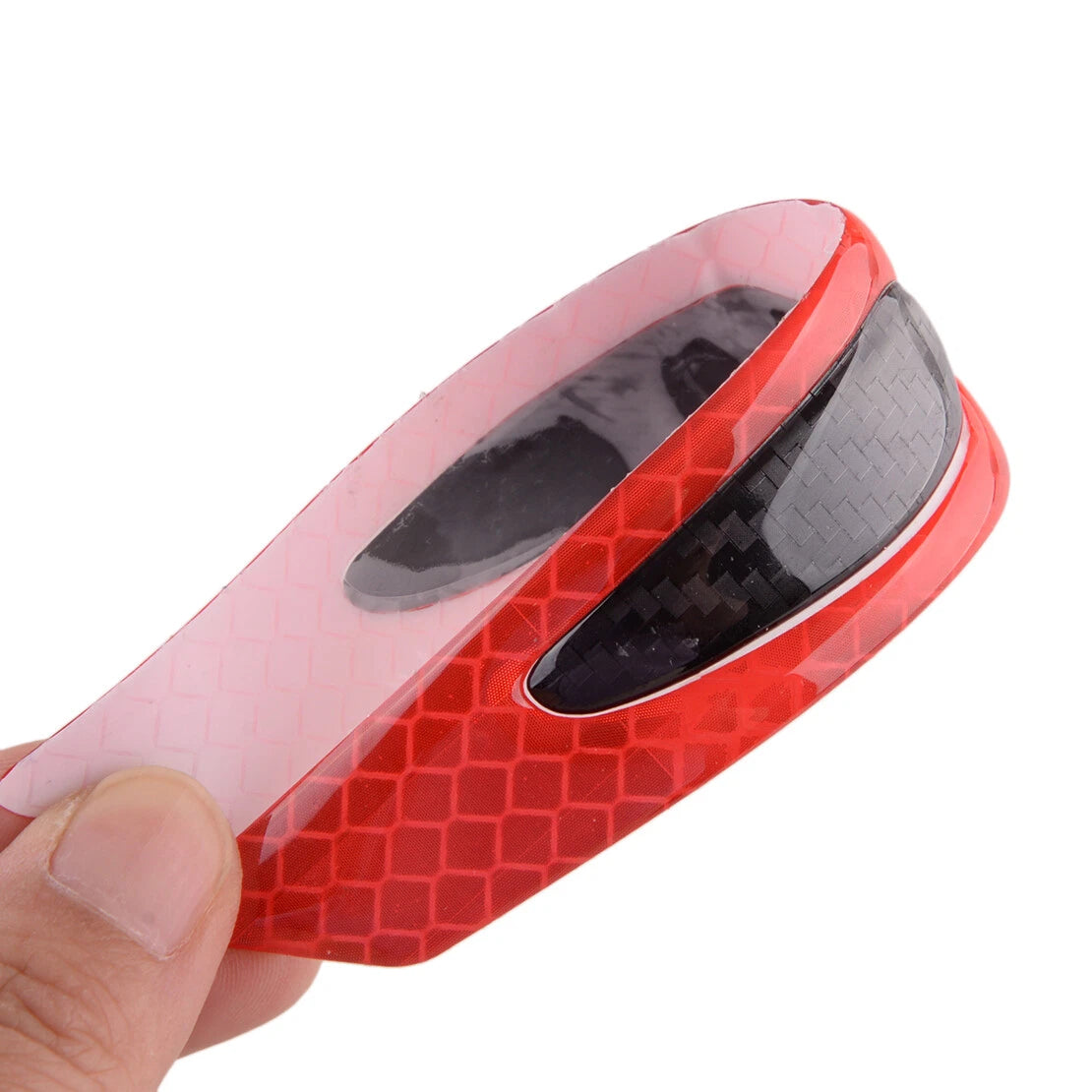 4pcs Red Car Door Edge Anti-Collision Strip Protector for Vehicle Decor